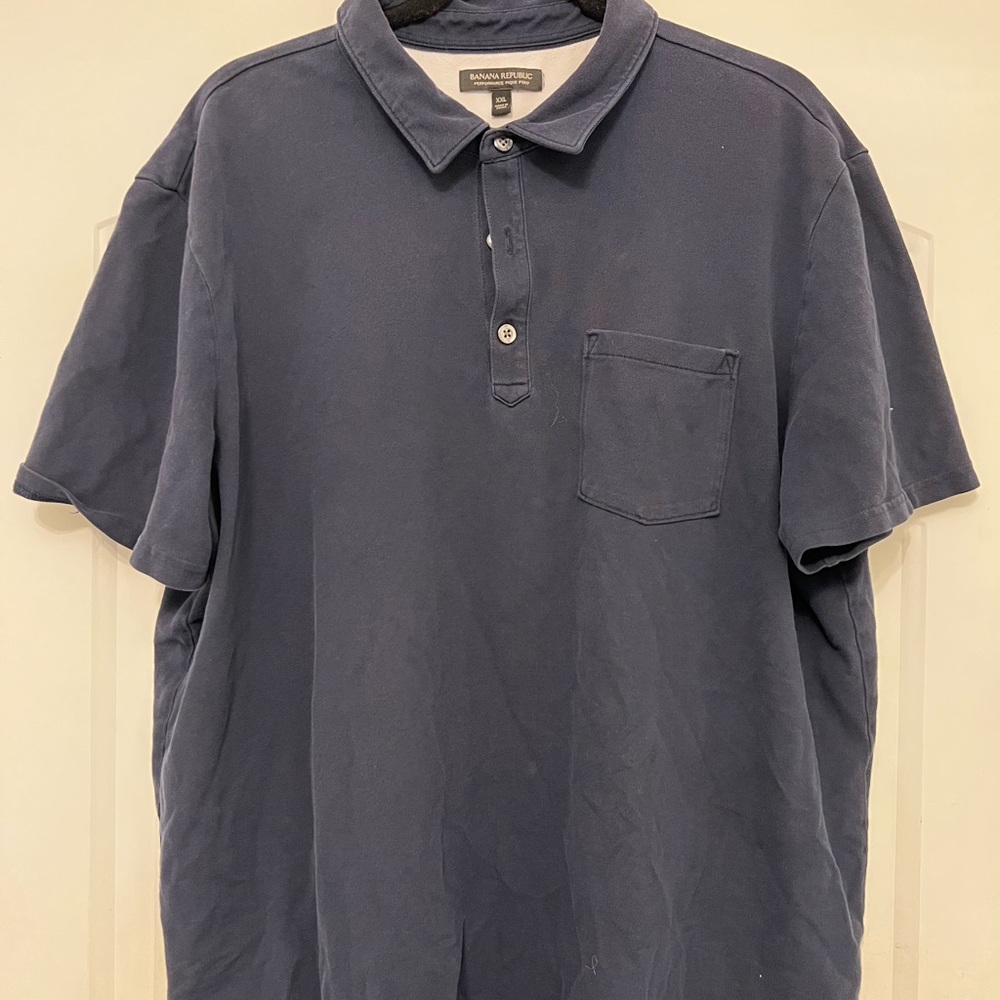 Banana Republic XXL Navy Polo
